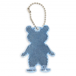 Zawieszka twarda odblaskowa - Miś