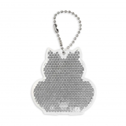 Zawieszka twarda odblaskowa - Kot