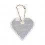 Zawieszka twarda odblaskowa - Serce