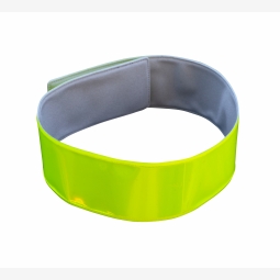 Opaska odblaskowa certyfikowana na rzep AGR żółta