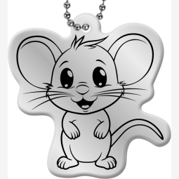 Brelok Odblaskowy Myszka