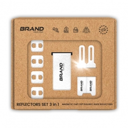 Zestaw 3 w 1 | Klips magnetyczny - Zawieszki do suwaków - Odblaski do butów