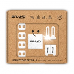 Zestaw 3 w 1 | Zawieszka Miękka - Zawieszki do suwaków - Odblaski do butów